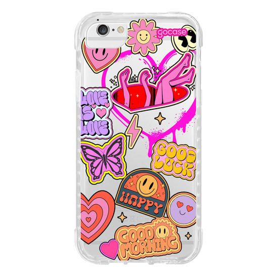 Capinha para celular  Good Vibes Stickers