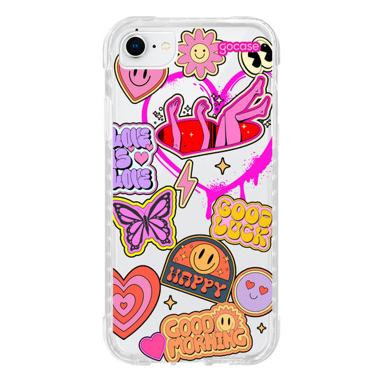 Capinha para celular  Good Vibes Stickers