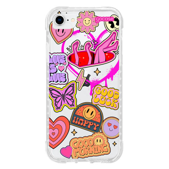 Capinha para celular  Good Vibes Stickers