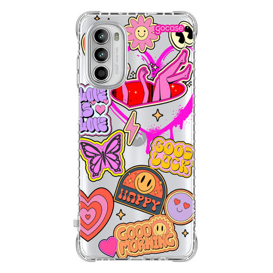 Capinha para celular  Good Vibes Stickers