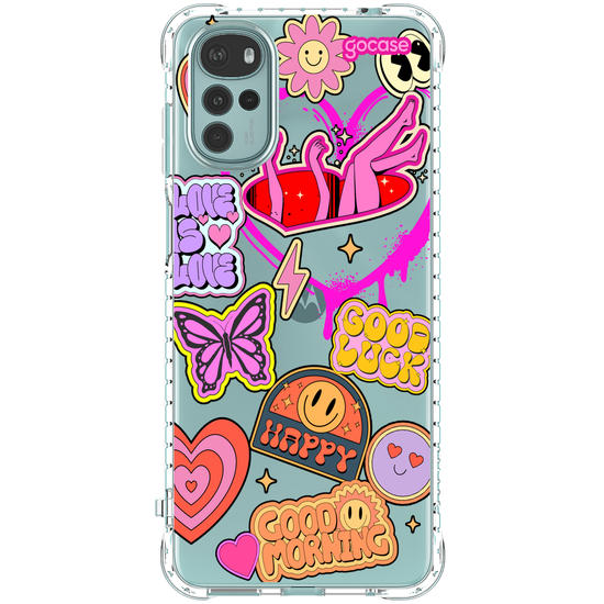 Capinha para celular  Good Vibes Stickers