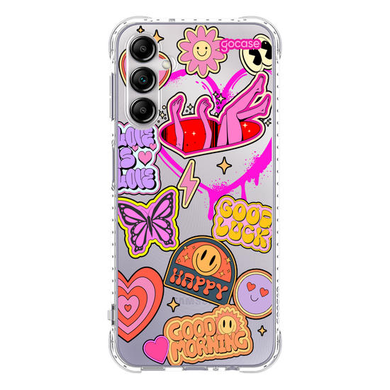 Capinha para celular  Good Vibes Stickers