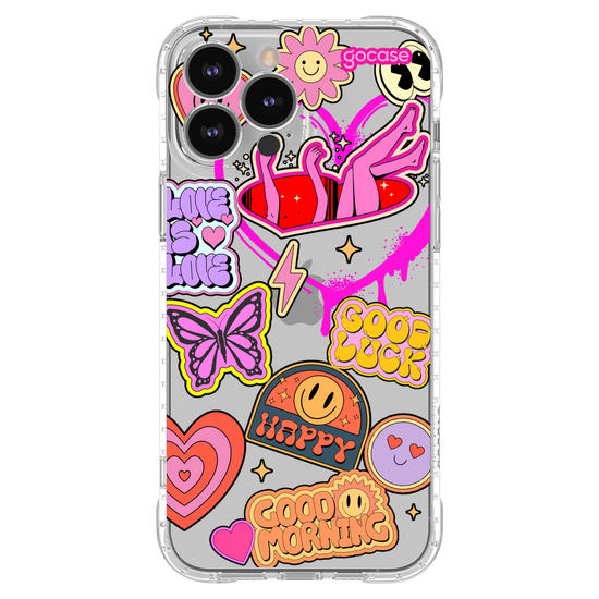Capinha para celular  Good Vibes Stickers