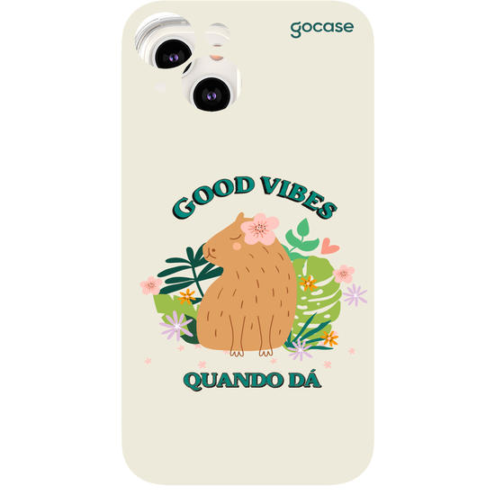 Capinha para celular  Good Vibes