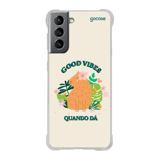 Capinha para celular  Good Vibes