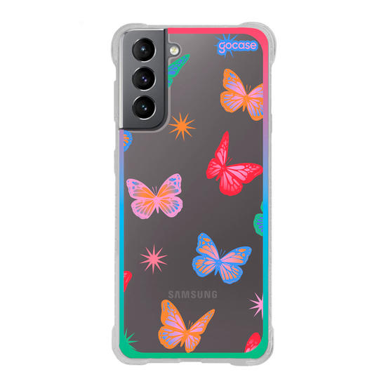 Capinha para celular  Borboletas Gradiente