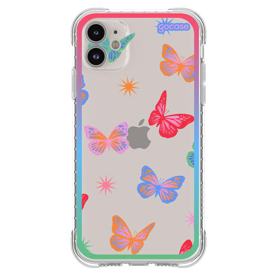 Capinha para celular  Borboletas Gradiente