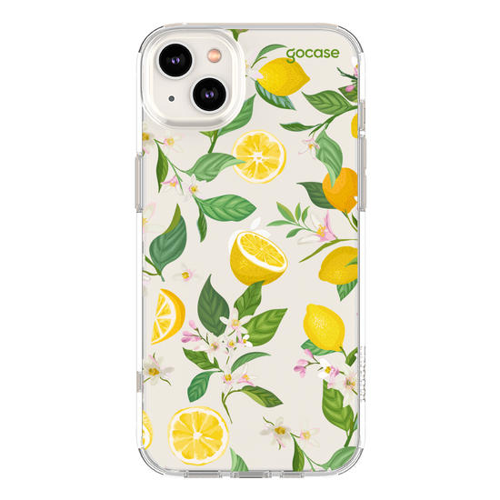 Capinha para celular  Limões e Folhas Verdes