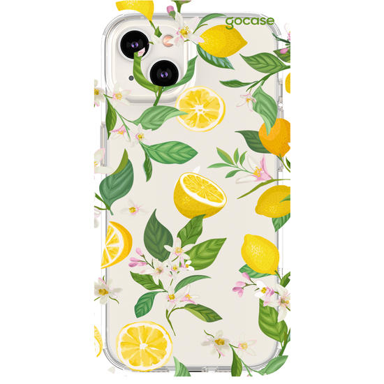 Capinha para celular  Limões e Folhas Verdes