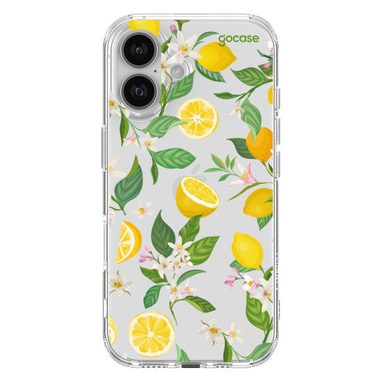 Capinha para celular  Limões e Folhas Verdes