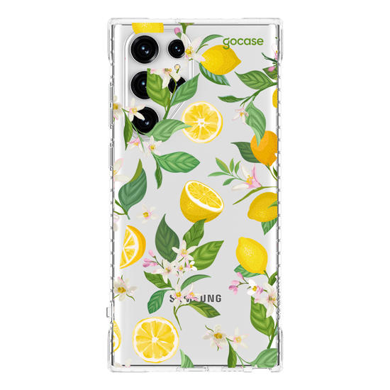 Capinha para celular  Limões e Folhas Verdes