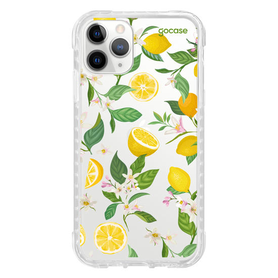 Capinha para celular  Limões e Folhas Verdes