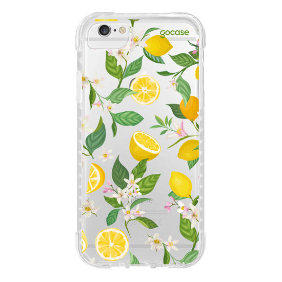 Capinha para celular  Limões e Folhas Verdes