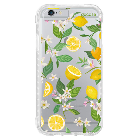 Capinha para celular  Limões e Folhas Verdes