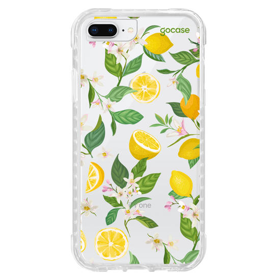 Capinha para celular  Limões e Folhas Verdes