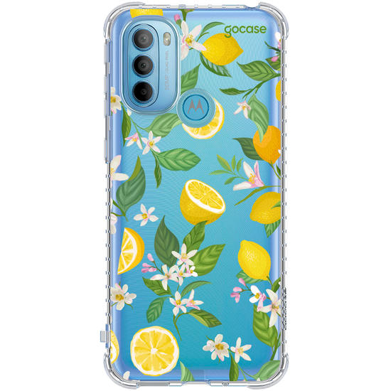 Capinha para celular  Limões e Folhas Verdes