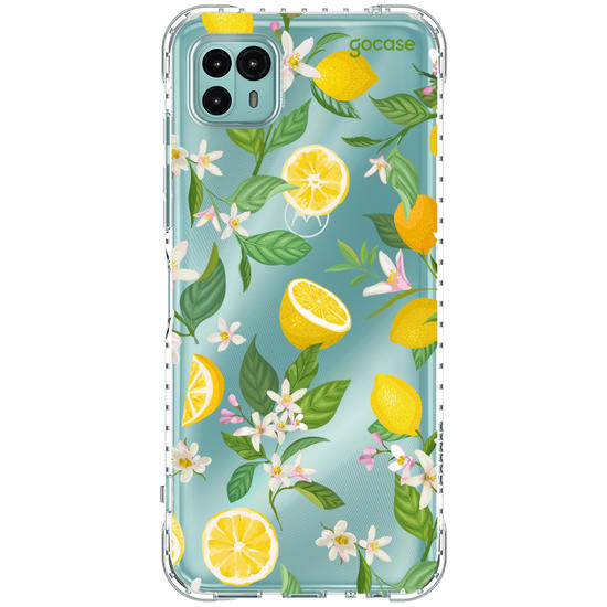 Capinha para celular  Limões e Folhas Verdes