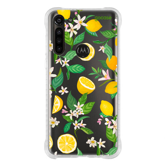 Capinha para celular  Limões e Folhas Verdes