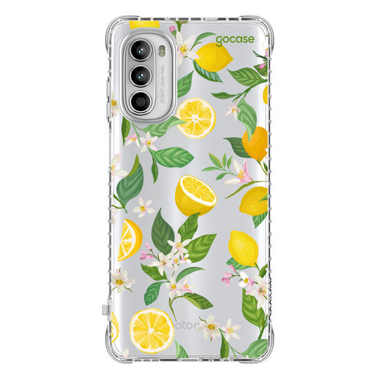 Capinha para celular  Limões e Folhas Verdes