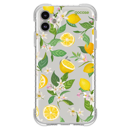 Capinha para celular  Limões e Folhas Verdes