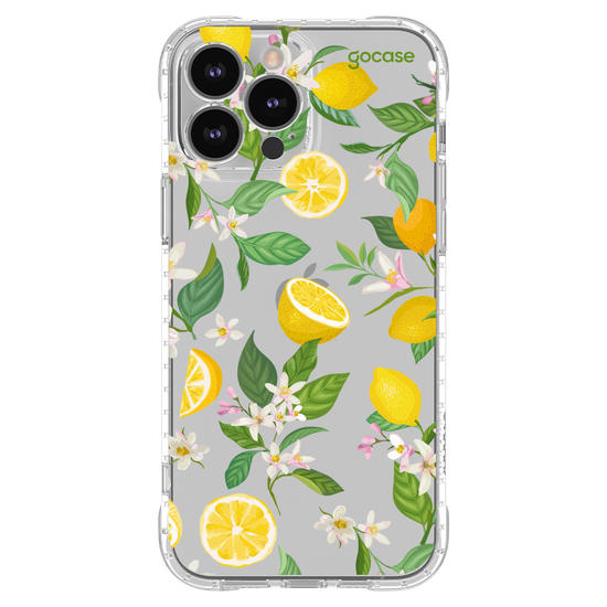 Capinha para celular  Limões e Folhas Verdes