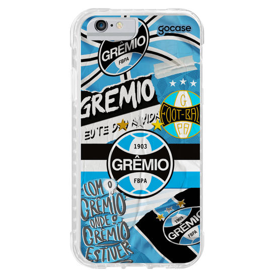 Capinha para celular Grêmio - Colagem