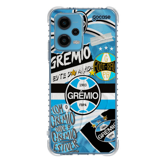 Capinha para celular Grêmio - Colagem
