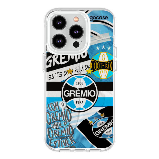 Capinha para celular Grêmio - Colagem