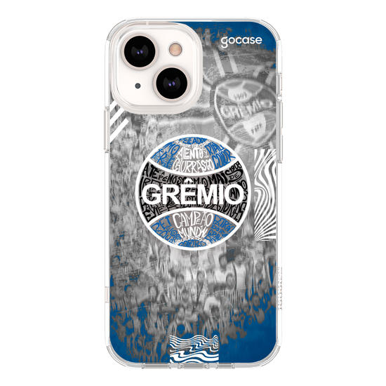 Capinha para celular Grêmio - Escudo Lettering