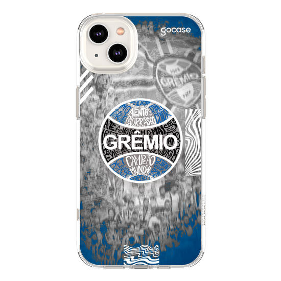 Capinha para celular Grêmio - Escudo Lettering
