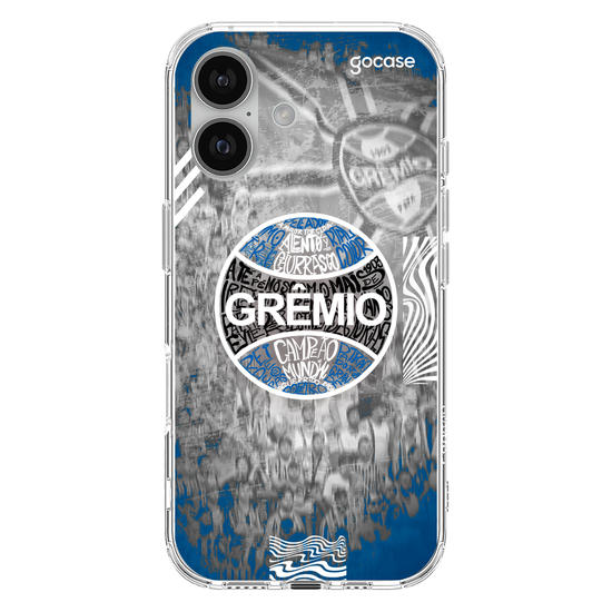 Capinha para celular Grêmio - Escudo Lettering