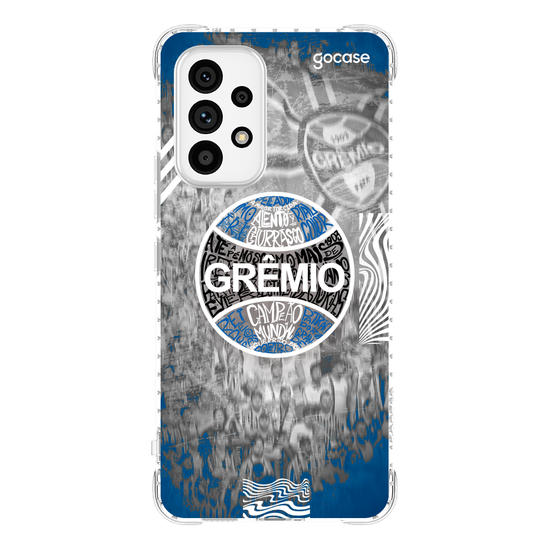 Capinha para celular Grêmio - Escudo Lettering