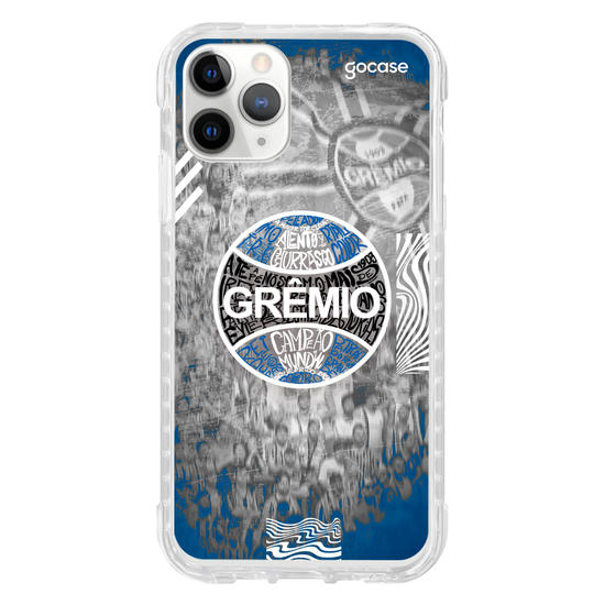 Capinha para celular Grêmio - Escudo Lettering