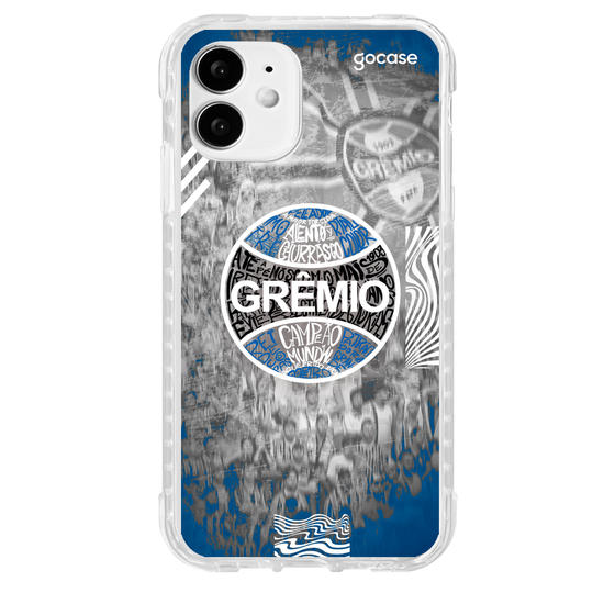 Capinha para celular Grêmio - Escudo Lettering