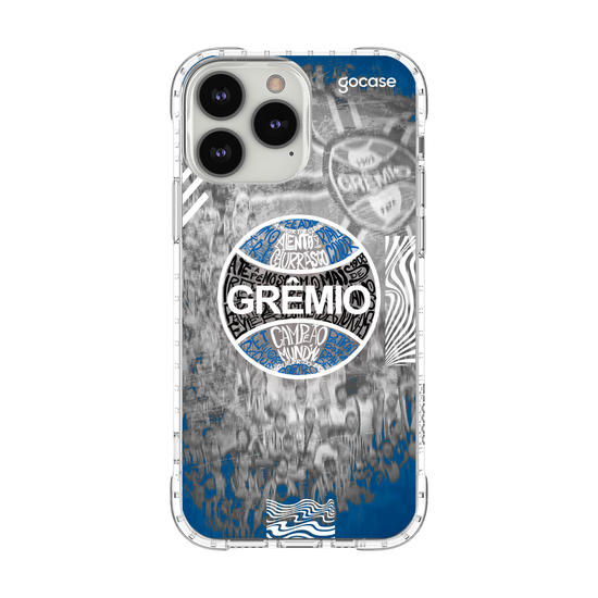 Capinha para celular Grêmio - Escudo Lettering