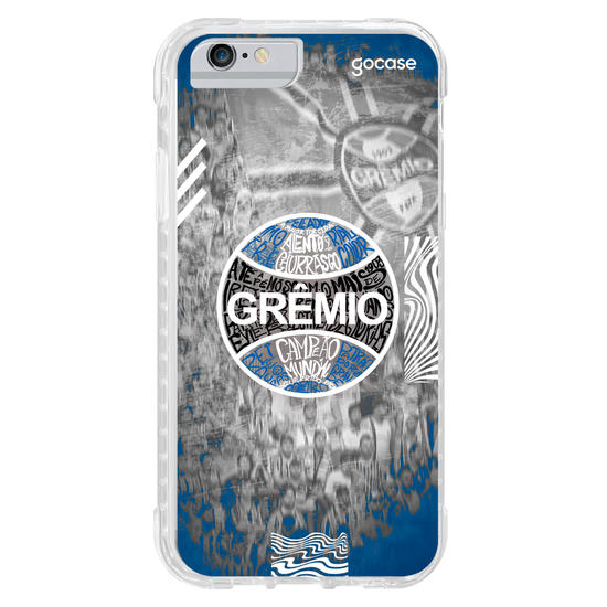 Capinha para celular Grêmio - Escudo Lettering