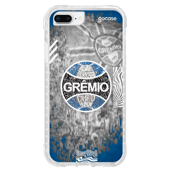 Capinha para celular Grêmio - Escudo Lettering