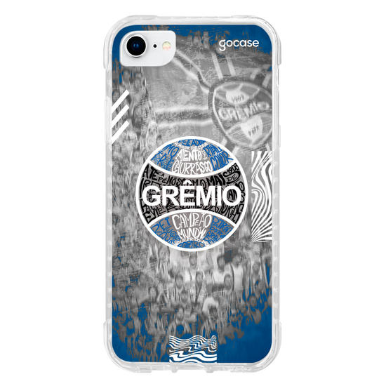 Capinha para celular Grêmio - Escudo Lettering