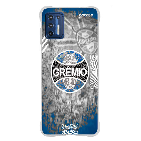 Capinha para celular Grêmio - Escudo Lettering