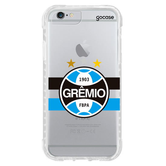 Capinha para celular Grêmio Listra Tricolor Clean Personalizada