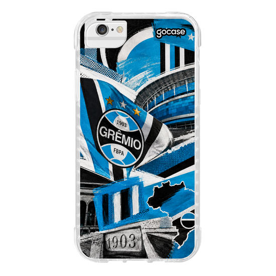 Capinha para celular  Grêmio - Mosaic Collage