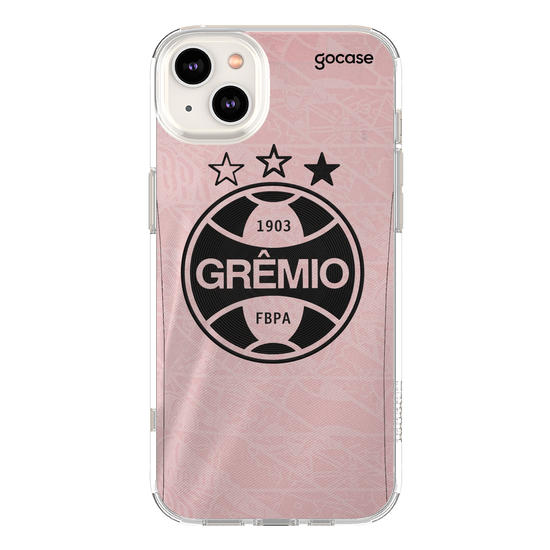 Capinha para celular  Grêmio - Outubro Rosa 2025 Escudo