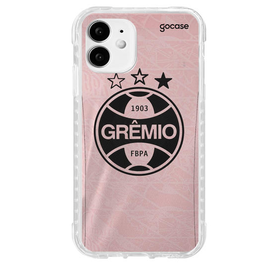 Capinha para celular  Grêmio - Outubro Rosa 2025 Escudo