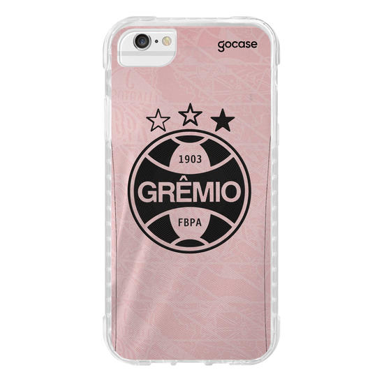 Capinha para celular  Grêmio - Outubro Rosa 2025 Escudo