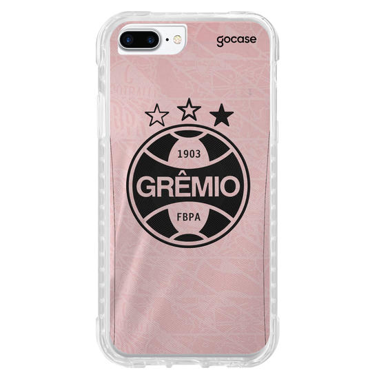 Capinha para celular  Grêmio - Outubro Rosa 2025 Escudo