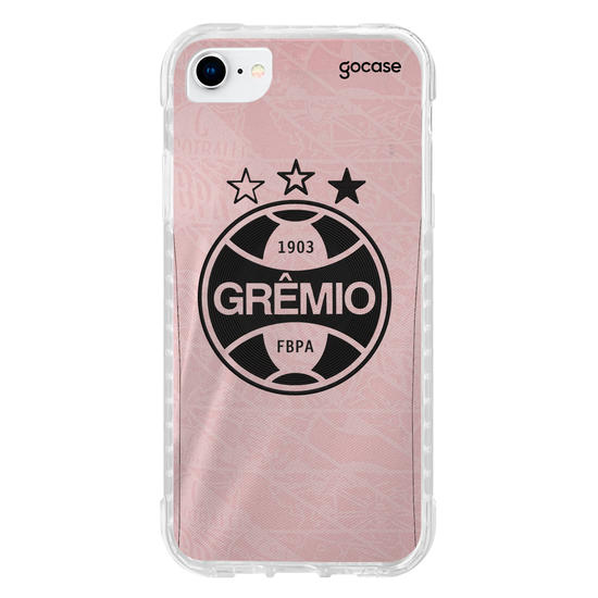 Capinha para celular  Grêmio - Outubro Rosa 2025 Escudo
