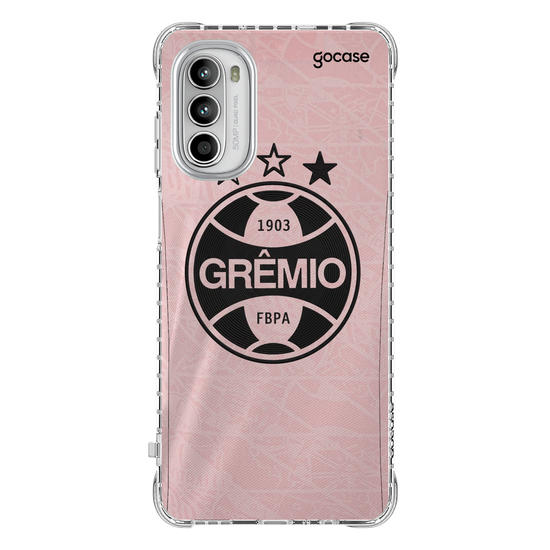 Capinha para celular  Grêmio - Outubro Rosa 2025 Escudo