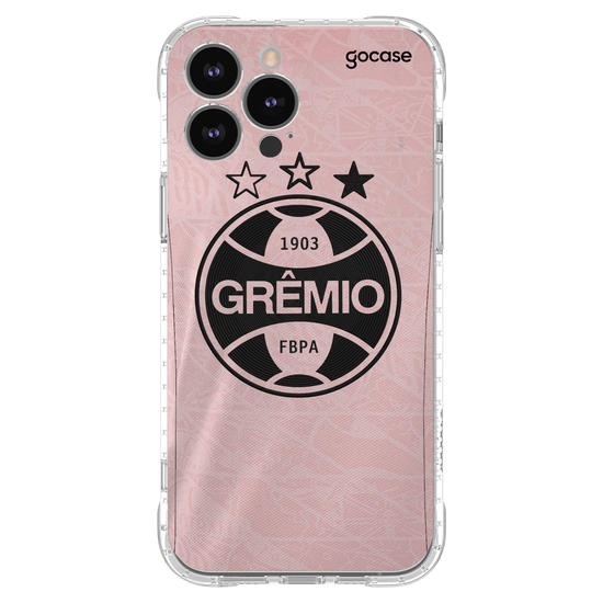 Capinha para celular  Grêmio - Outubro Rosa 2025 Escudo