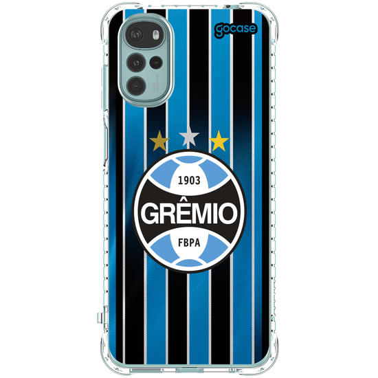 Capinha para celular  Gremio Uniforme 1 2026 Escudo