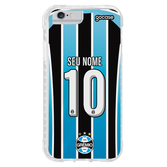 Capinha para celular Grêmio - Uniforme 1 2022 Personalizado